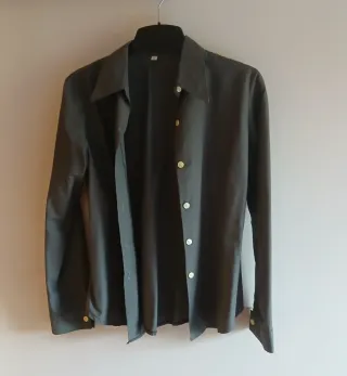 Camisa mujer vintage gris