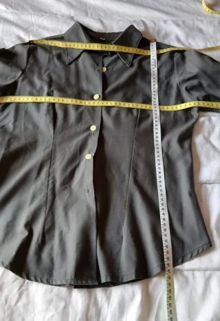 Camisa mujer vintage gris