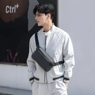 Bolso bandolera gris