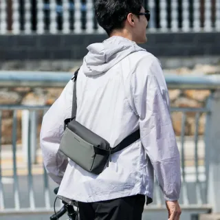 Bolso bandolera gris