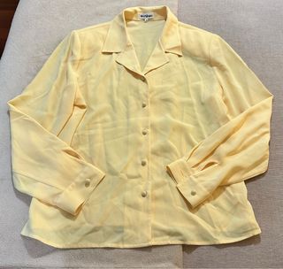 Blusa El Corte Inglés Talla 44 Amarilla