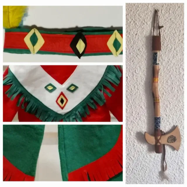 Disfraz Índio Apache Tamanho 2 (5-7 anos) + machado