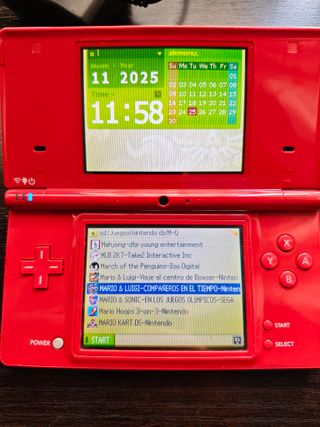 Nintendo DSi con juegos