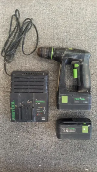 Taladro Festool + Cargador + 2 Baterías