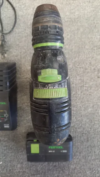 Taladro Festool + Cargador + 2 Baterías