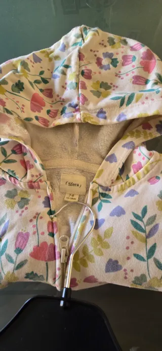 Sudadera niña floral
