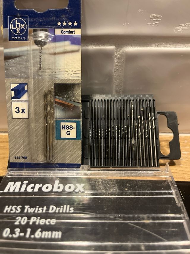 Lote Brocas HSS-G Ø 2,0 x 49 mm + Microbrocas