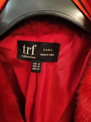 Pellicciotto ecopelliccia TRF rosso