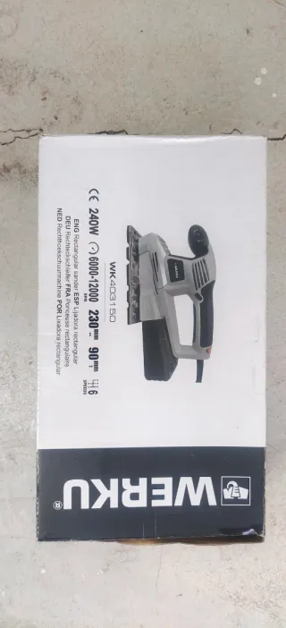 Lijadora Rectangular Werku WK403150 240W