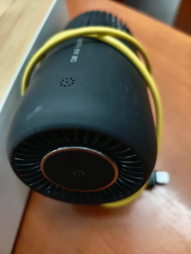 Purificador Aire por USB Negro con función de leds