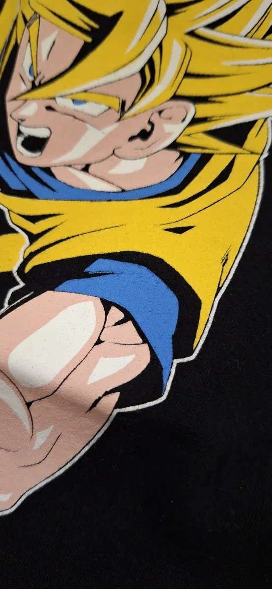 Camiseta Negra Son Goku Dragon Ball