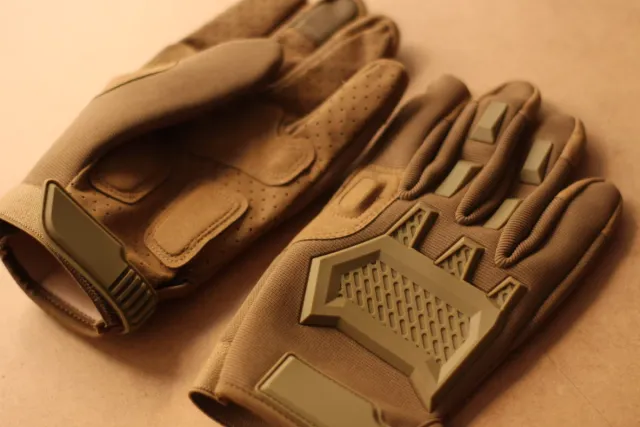 Guantes tácticos Airsoft Marrones/Verdes