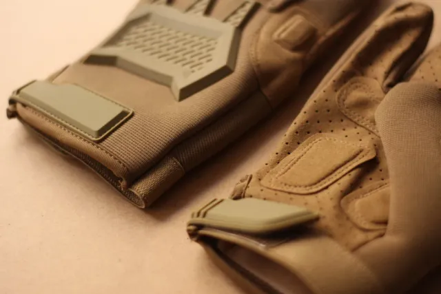 Guantes tácticos Airsoft Marrones/Verdes