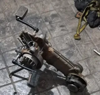 Despiece moto: asiento, guardabarros, motor
