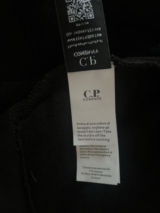 Sudadera CP Company Negra con Gafas