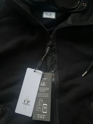 Sudadera CP Company Negra con Gafas