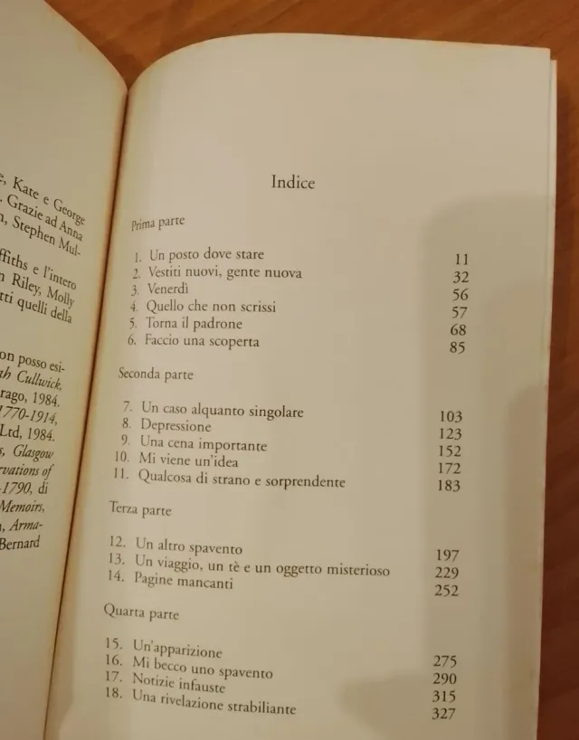 Jane Harris, Le Osservazioni