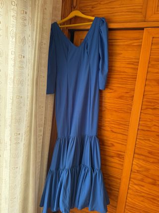 Vestido Flamenca Azul