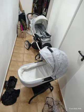 Vizaro: Chasis con Capazo, silla  y Patas Fijas