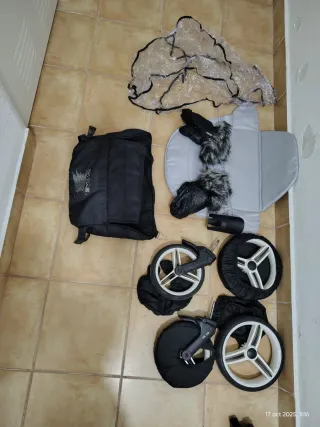 Vizaro: Chasis con Capazo, silla  y Patas Fijas