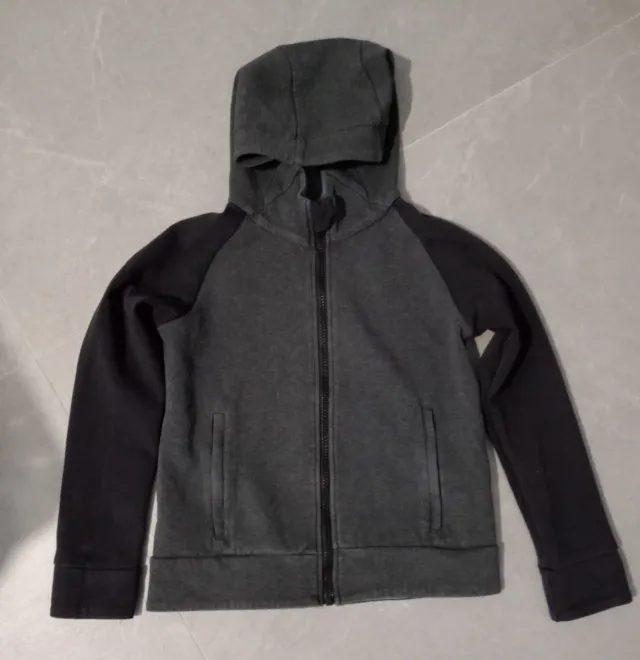 Sudadera Decathlon Unisex Gris y Negra