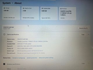 Portátil Dell Inspiron i7 10ª Gen SSD (con caja)