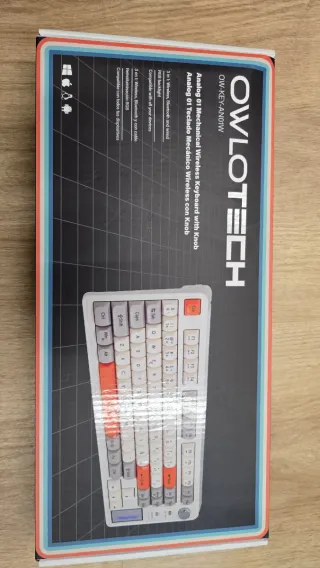 Teclado Mecánico Beige y Naranja