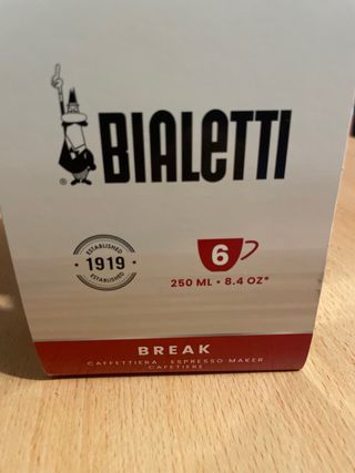 Cafetera Bialetti Break (6 tazas)