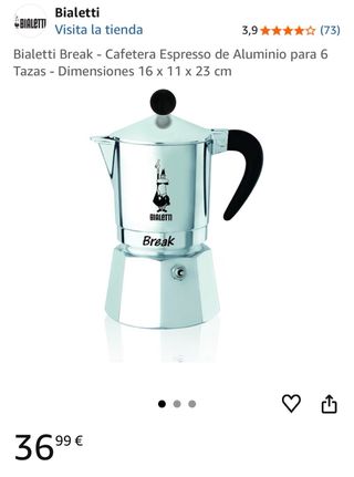 Cafetera Bialetti Break (6 tazas)