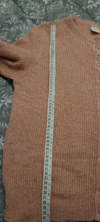 Cardigan Katia rosa cipria vintage anni '80 M