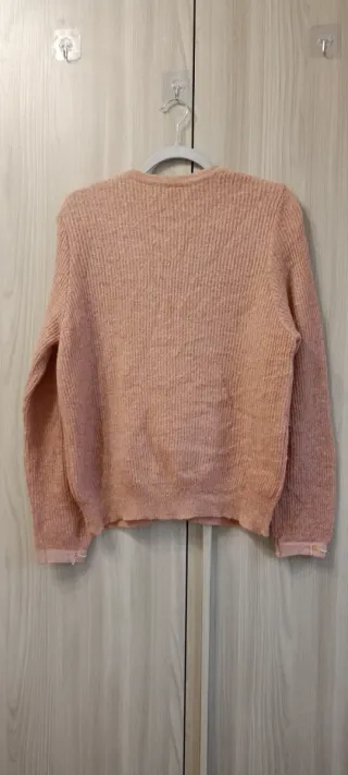 Cardigan Katia rosa cipria vintage anni '80 M