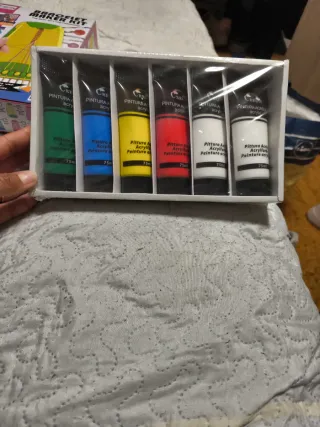 Set 6 Pinturas Acrílicas CREDIT 75ml