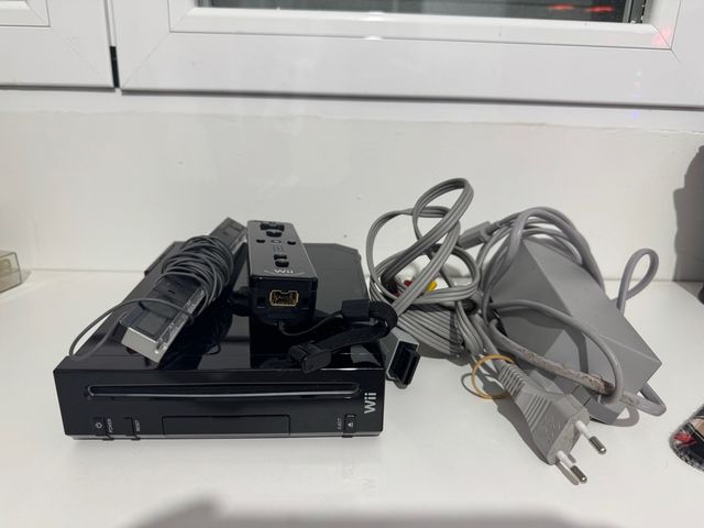 Nintendo Wii Negra Completa