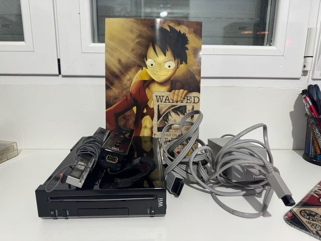 Nintendo Wii Negra Completa