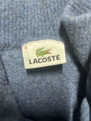 Maglione Lacoste Bambino Blu 6 Anni