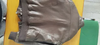 Giubbotto donna in pelle marrone marca ceralacca