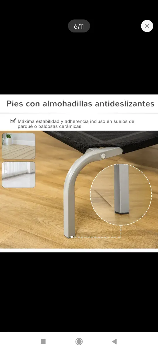 Cama elevada para mascotas