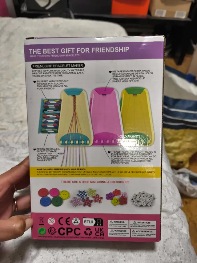 Kit per creare braccialetti dell'amicizia Creativity