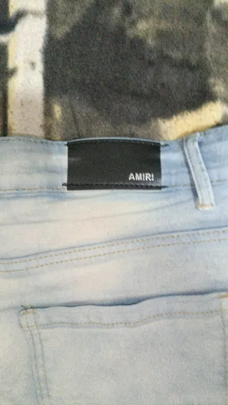 Jeans Amiri Azules,precio negociable