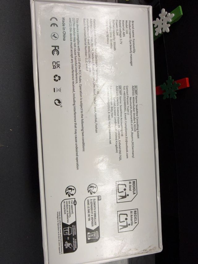 Masajeador de Ojos Blanco