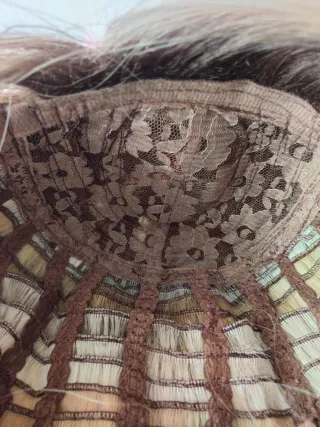 Peluca Rubia Larga Ondulada Ombre Balayage