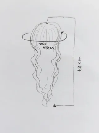 Peluca Rubia Larga Ondulada Ombre Balayage