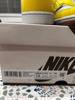 Jordan 1 Low OG Travis Scott Canary