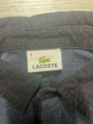 Maglione Lacoste vintage blu con colletto