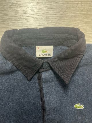 Maglione Lacoste vintage blu con colletto