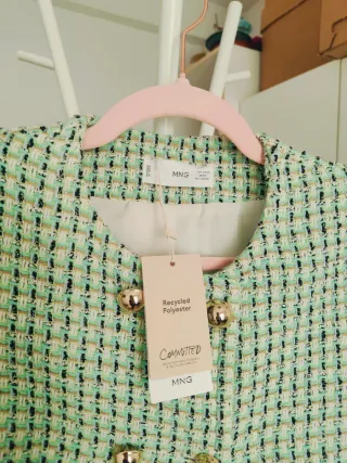 Chaqueta Tweed Mango