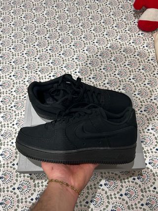 Nike Air Force 1 Black Canvas