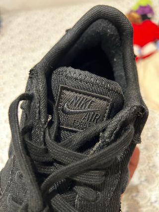 Nike Air Force 1 Black Canvas