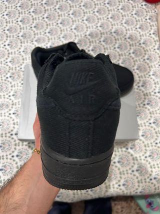 Nike Air Force 1 Black Canvas