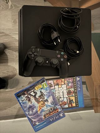 PS4 SLim 1TB (PlayStation 4) + 2 Juegos